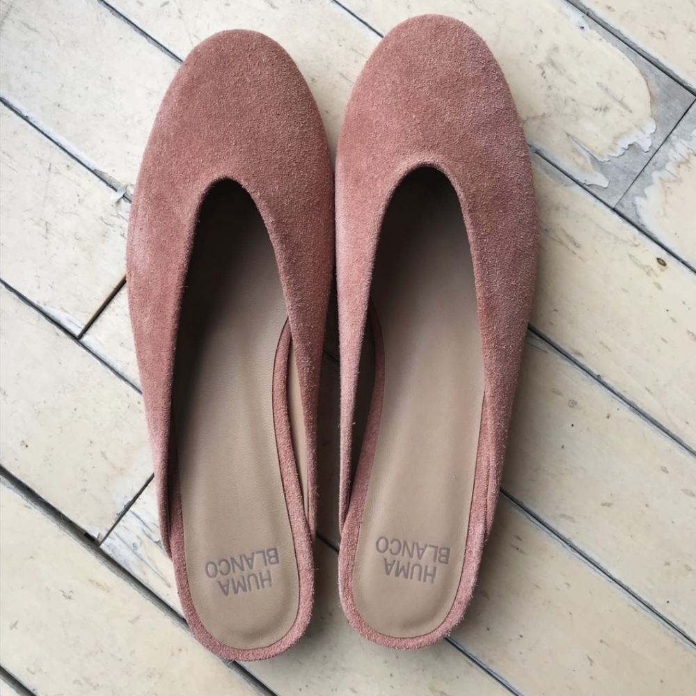 Huma Blanco Roma Rose Slides